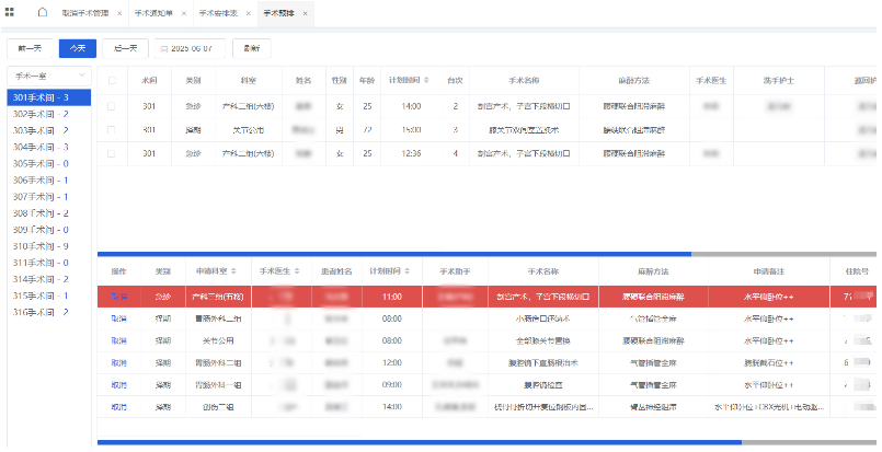医疗软件如何通过手术排班模块规范医护人员的排班和工作安排